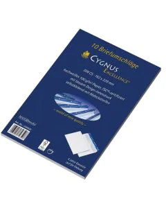 Photo Enveloppes autocollantes sans fenêtre - 162 x 229 mm : MAIL MEDIA Cygnus Excellence Lot de 10 (256600)