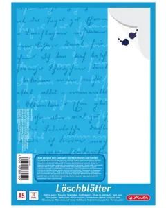 Photo Lot de 10 papier Buvard 148 x 210 mm A5 - Blanc : HERLITZ 3282507