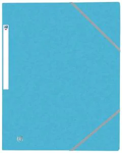 Photo Chemise à élastiques A4 - Bleu Clair OXFORD Top File+