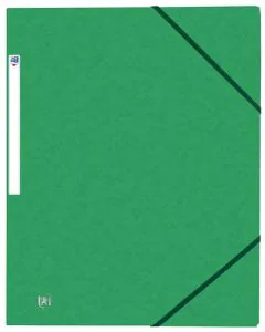 Photo Chemise à élastiques A4 - Vert OXFORD Top File+