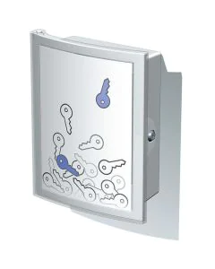 Photo Armoire murale pour clés INDEX - 63 clés - Gris : HAN 4023-11