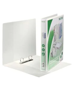 Photo Classeur personnalisable 2 anneaux - Dos de 44 mm - Blanc LEITZ