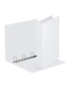 Photo Classeur personnalisable avec 2 Pochettes - Blanc - 4 anneaux de 30 mm : ESSELTE