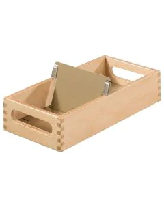 Photo Bac en bois pour fiches - Format A7 - Paysage - 900 fiches : HAN 507-0 