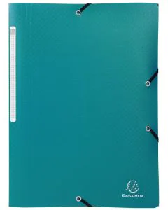 Photo Chemise à élastiques 3 rabats en PP - Vert EXACOMPTA Opak Image