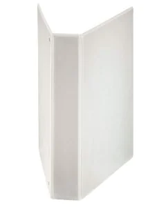 Photo Classeur personnalisable avec 3 Pochettes - Blanc - 4 anneaux de 40 mm : ESSELTE