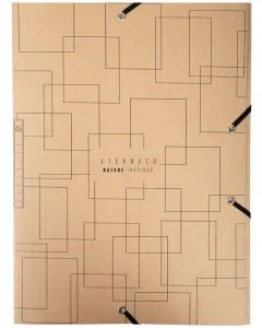 Photo Chemise à élastiques A4 - 3 rabats - Motifs géométriques EXACOMPTA Eterneco