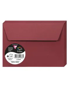 Photo Enveloppe POLLEN Bordeaux Format  114 x 162 mm 5886C