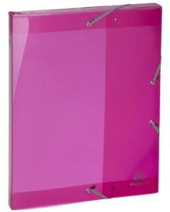 Photo Boîte de classement à élastiques - Dos 25 mm - Rose EXACOMPTA Iderama Image