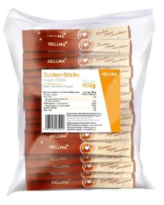 Photo Sucre en poudre en stick HELLMA Sachet