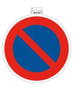 Photo Panneau adhésif - Interdiction de stationner - Rouge EXACOMPTA