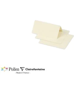 Photo POLLEN Porte-nom Ivoire 85 x 80 mm 75017C Clairefontaine