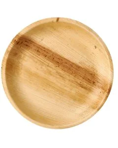 Assiette jetable en feuilles de palme - Diamètre de 230 mm PAP STAR Pure