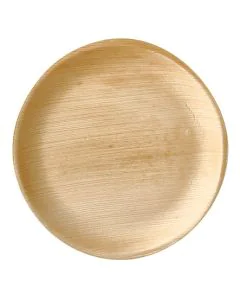 Assiette jetable en feuilles de palme - Diamètre de 250 mm PAP STAR Pure