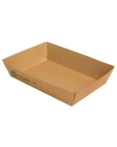 Photo Barquette pour snack - 160 x 110 x 40 mm PAP STAR Pure