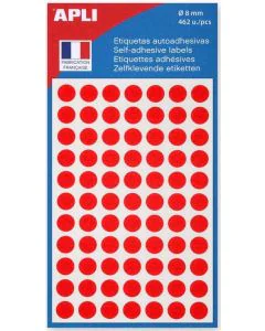 Photo Pastilles adhésives 8 mm - Rouge AGIPA 111833