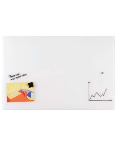 Photo Tableau design en verre - Blanc - 450 x 600 mm : FRANKEN GTL456009