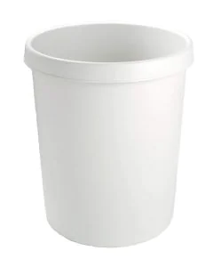 Photo Corbeille à papier 45 litres - Gris lumière : HELIT H6106282