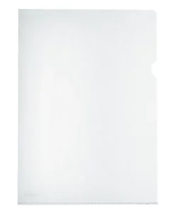 Photo Lot de 10 Pochettes à coins A4 - PP Transparent 0,11 : HERLITZ 5924105 