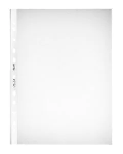 Photo Pochettes perforées - A4 - Transparente : HERLITZ Lot de 100 réf. 5814108