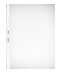 Photo Pochettes perforées en Polypro - A4 - Incolore : HERLITZ Lot de 100  réf. 10715514