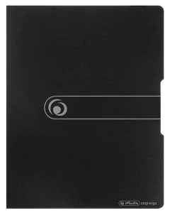 Photo HERLITZ : Protège-documents de 20 pochettes - Noir opaque