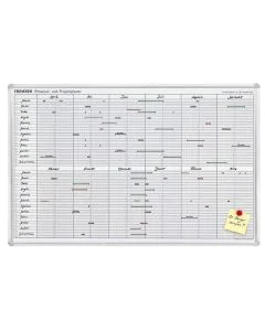 Photo Tableau pour planning annuel - 24 positions : FRANKEN Jet Calendrier