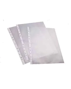 Photo Lot de 100 Pochettes perforées en PP 0,15 mm - A4 PRO-Office