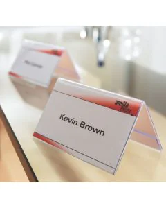 Photo SIGEL : Lot de 10 présentoirs de table - 100 x 60 mm TA136