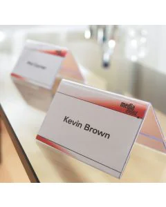 Photo SIGEL : Lot de 10 présentoirs de table - 95 x 42 mm TA138