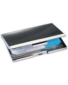 Photo Étui pour cartes de visite - Chrome - Argent SIGEL