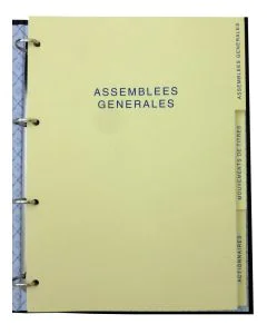 Recharge pour Registre des Actionnaires 100 feuillets ELVE 1102-4 