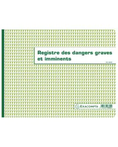 Registre spécial danger grave et imminent EXACOMPTA 6622E