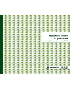 EXACOMPTA : Registre unique du personnel 6620E