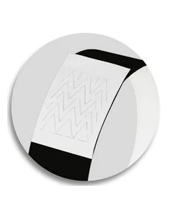 EB215 SIGEL  : Lot de 120 bracelets d'identification Super Soft - Noir