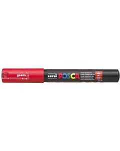 Marqueur peinture Posca PC 1MC - Rouge : UNI-BALL photo