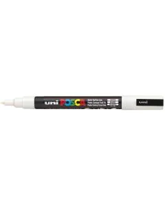 Marqueur peinture Posca PC 3M - Blanc : UNI-BALL photo
