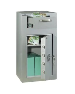 HARTMANN VULCAIN 170 :  Coffre-fort de dépôt de fonds - Serrure électronique ouvert 167 L