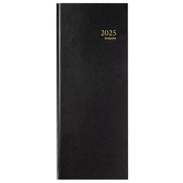 Agenda Journalier 2025 - Banquier Long - 2 volumes - 145 x 325 mm BREPOLS