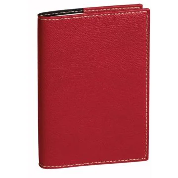 Agenda Semainier 2025 - Ministre - 160 x 240 mm - Rouge QUO VADIS Club