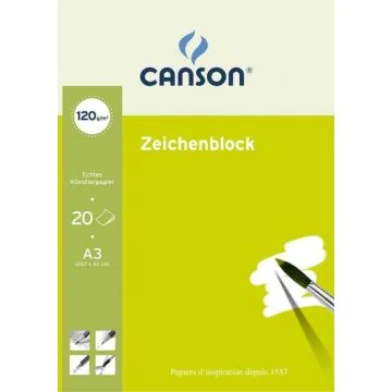 Bloc à dessin - 20 feuilles - A3 : CANSON Image
