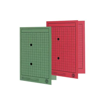 Chemise quadrillée A4 pour dossier de correspondance - Rouge - ELBA 100091662 Image