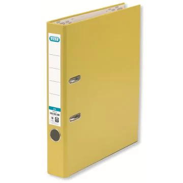 Classeur à levier en PP - Dos 50 mm - Jaune ELBA Smart Pro+ Image