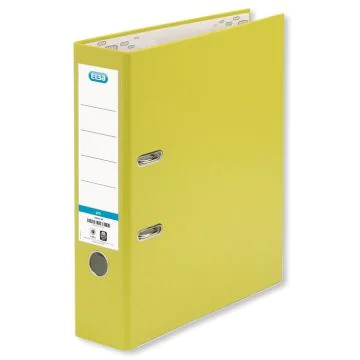 Classeur à levier - Dos 80 mm - Jaune ELBA Smart Pro