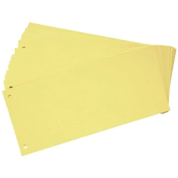 Photo OXFORD : Lot de 100 intercalaires en carton - Jaune 100205026