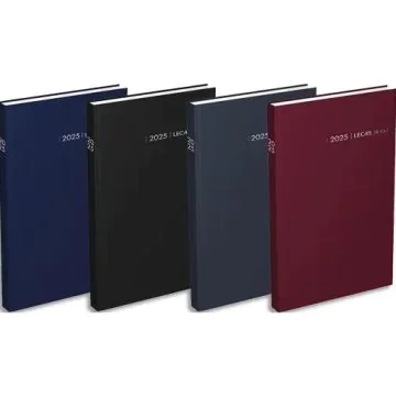 Agenda 2025 - Journalier Carré - 140 x 220 mm - Assortiment : LECAS 2025