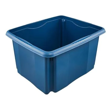 Boîte de rangement Eco-line - 24 litres - Bleu : KEEEPER Emil Eco