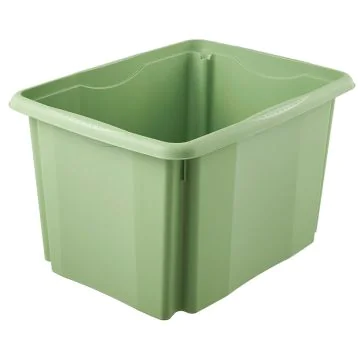 Boîte de rangement Eco-line - 30 litres - Vert clair : KEEEPER Emil Eco