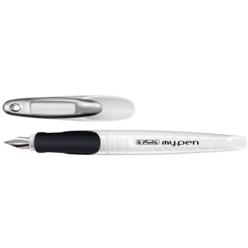 Image Photo Stylo plume My Pen - Gaucher - Blanc / Noir HERLITZ 10999795