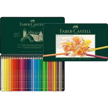 Étui de 36 Crayons de couleurs - Polychromos : FABER CASTELL Image